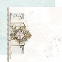 Simple Stories - Simple Vintage Winter Woods Collection - 12 x 12 Double Sided Paper - Snow Day