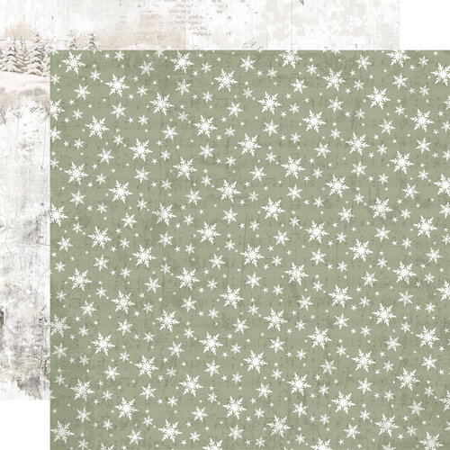 Simple Stories - Simple Vintage Winter Woods Collection - 12 x 12 Double Sided Paper - All That Glistens