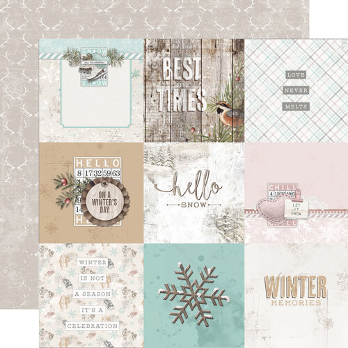 Simple Stories - Simple Vintage Winter Woods Collection - 12 x 12 Double Sided Paper - 4 x 4 Elements