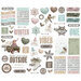 Simple Stories - Simple Vintage Winter Woods Collection - Ephemera - Bits and Pieces