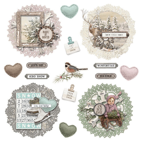 Simple Stories - Simple Vintage Winter Woods Collection - Foam