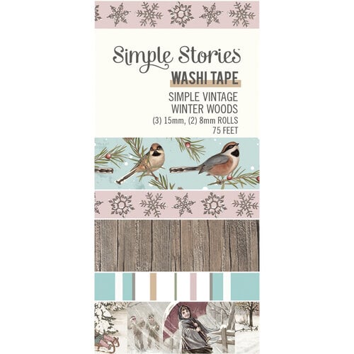 Simple Stories - Simple Vintage Winter Woods Collection - Washi Tape
