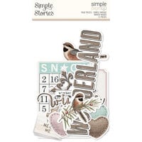 Simple Stories - Simple Pages Collection - Page Pieces - Simple Vintage Winter Woods