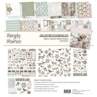 Simple Stories - Simple Vintage Winter Woods Collection - Collector's Essential Kit
