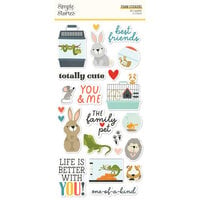 Simple Stories - Pet Shoppe Collection - Foam Stickers