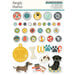Simple Stories - Pet Shoppe Dog Collection - Decorative Brads