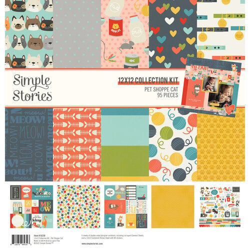 Simple Stories - Pet Shoppe Cat Collection - Collection Kit