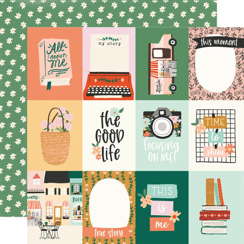 Simple Stories - My Story Collection - 12 x 12 Double Sided Paper - 3 x 4 Elements Simple Stories - My Story Collection - 12 x 12 Double Sided Paper - 3 x 4 Elements
