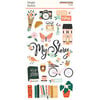 Simple Stories - My Story Collection - 6 x 12 Chipboard Stickers