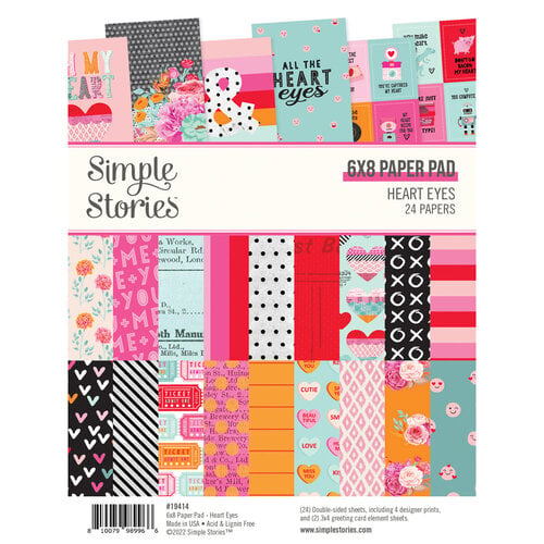 Simple Stories - Heart Eyes Collection - 6 x 8 Paper Pad