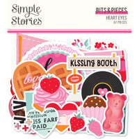 Simple Stories - Heart Eyes Collection - Ephemera - Bits and Pieces
