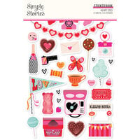 Simple Stories - Heart Eyes Collection - Sticker Book