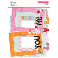 Simple Stories - Heart Eyes Collection - Chipboard Frames