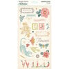 Simple Stories - Wildflower Collection - 6 x 12 Chipboard Stickers