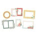 Simple Stories - Wildflower Collection - Chipboard Frames