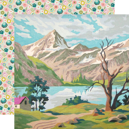 Simple Stories - Flea Market Collection - 12 x 12 Double Sided Paper - Beautiful Moments