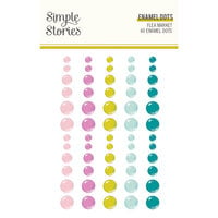 Simple Stories - Flea Market Collection - Enamel Dots