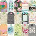 Simple Stories - Simple Vintage Life In Bloom Collection - 12 x 12 Double Sided Paper - Tag Elements