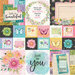 Simple Stories - Simple Vintage Life In Bloom Collection - 12 x 12 Double Sided Paper - 2 x 2 and 4 x 4 Elements