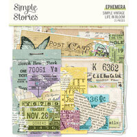 Simple Stories - Simple Vintage Life In Bloom Collection - Ephemera