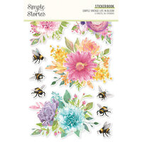Simple Stories - Simple Vintage Life In Bloom Collection - Sticker Book
