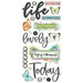 Simple Stories - Simple Vintage Life In Bloom Collection - Foam Stickers