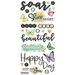 Simple Stories - Simple Vintage Life In Bloom Collection - Foam Stickers