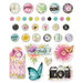 Simple Stories - Simple Vintage Life In Bloom Collection - Decorative Brads
