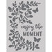 Simple Stories - Simple Vintage Life In Bloom Collection - Stencils - Enjoy The Moment