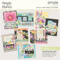 Simple Stories - Simple Cards Collection - Card Kit - Simple Vintage Life In Bloom