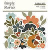 Simple Stories - Here Plus There Collection - Ephemera - Floral Bits and Pieces