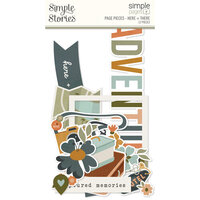 Simple Stories - Simple Pages Collection - Page Pieces - Here Plus There