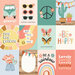 Simple Stories - Boho Sunshine Collection - 12 x 12 Double Sided Paper - 3 x 4 Elements