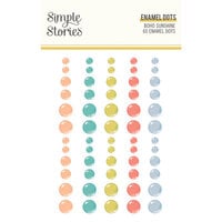 Simple Stories - Boho Sunshine Collection - Enamel Dots