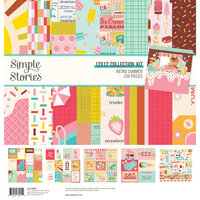 Simple Stories - Retro Summer Collection - 12 x 12 Collection Kit