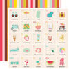 Simple Stories - Retro Summer Collection - 12 x 12 Double Sided Paper - Happy Days