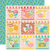 Simple Stories - Retro Summer Collection - 12 x 12 Double Sided Paper - 4 x 4 Elements