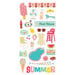 Simple Stories - Retro Summer Collection - 6 x 12 Chipboard Stickers
