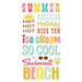 Simple Stories - Retro Summer Collection - Foam Stickers