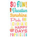 Simple Stories - Retro Summer Collection - Foam Stickers