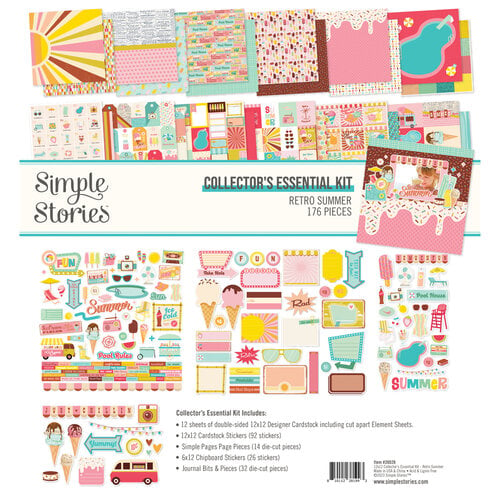 Simple Stories - Retro Summer Collection - Collector's Essential Kit