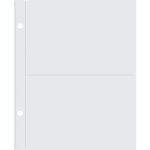 Simple Stories - SNAP Studio Collection - 4 x 6 Divided Page Protectors - 10 Pack