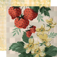 Simple Stories - Simple Vintage Berry Fields Collection - 12 x 12 Double Sided Paper - Farmer's Market
