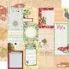 Simple Stories - Simple Vintage Berry Fields Collection - 12 x 12 Double Sided Paper - Journal Elements