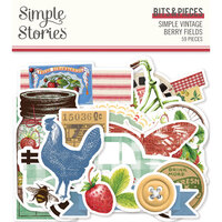 Simple Stories - Simple Vintage Berry Fields Collection - Ephemera - Bits and Pieces