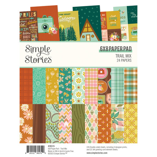 Simple Stories - Trail Mix Collection - 6 x 8 Paper Pad