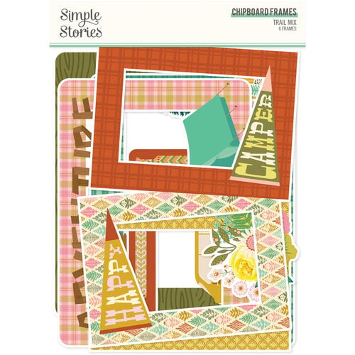 Simple Stories - Trail Mix Collection - Chipboard Frames