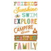 Simple Stories - Trail Mix Collection - Foam Stickers