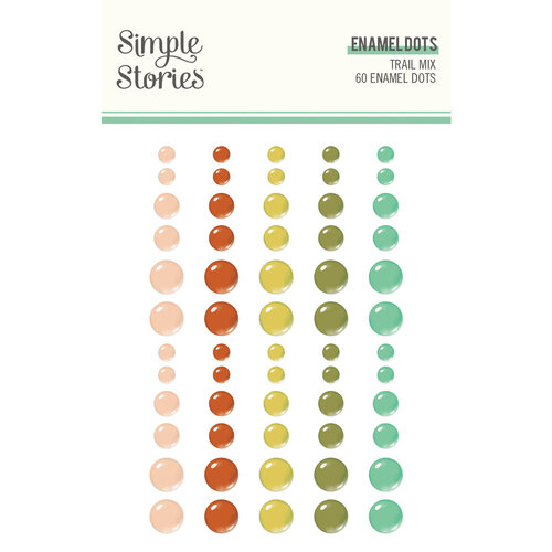 Simple Stories - Trail Mix Collection - Enamel Dots