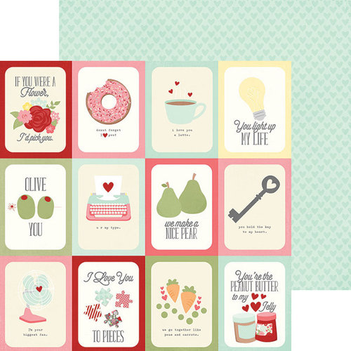 Simple Stories - You and Me Collection - Simple Sets - 12 x 12 Double Sided Paper - All You Need is Love
